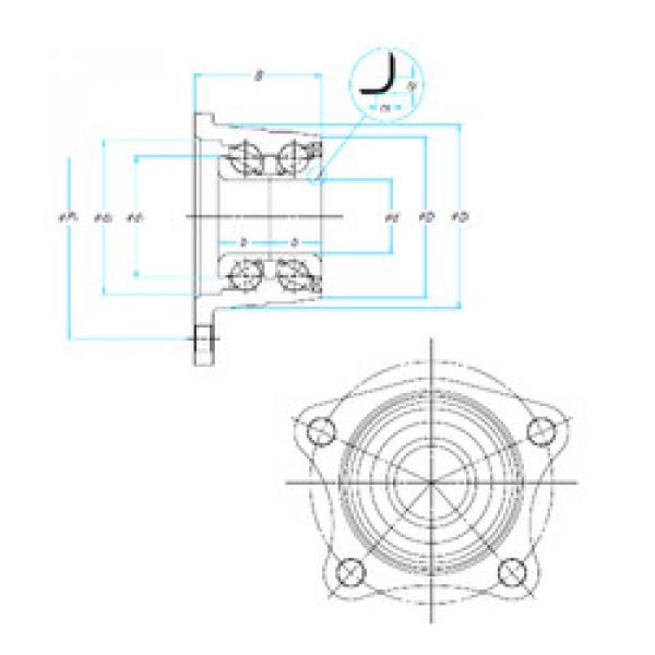 tapered roller bearing axial load ZA-28BWK12-Y-CP4*01 NSK #1 image