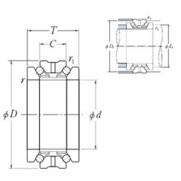 thrust ball bearing applications 105TAC20X+L NSK #1 image