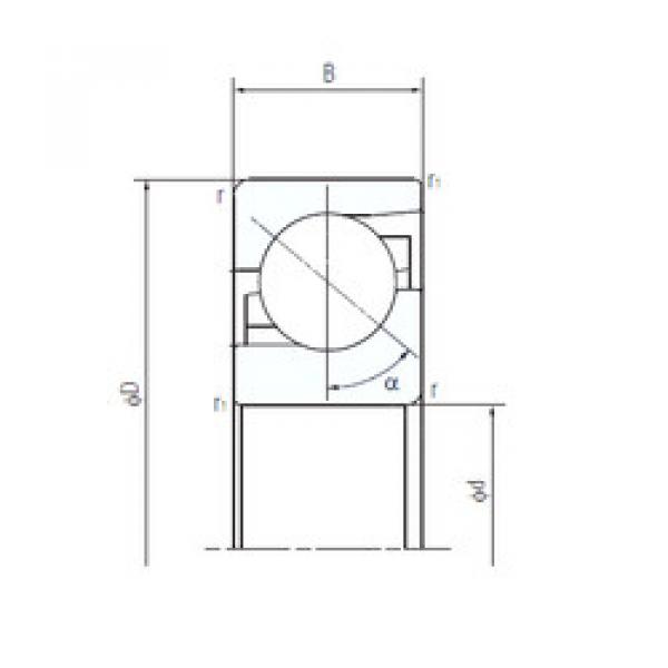 thrust ball bearing applications 100TAF21 NACHI #1 image