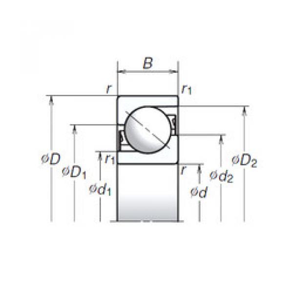 thrust ball bearing applications 15TAC02AT85 NSK #1 image