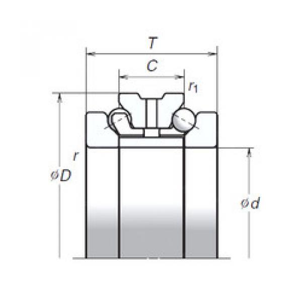 thrust ball bearing applications 150TAC20D+L NSK #1 image