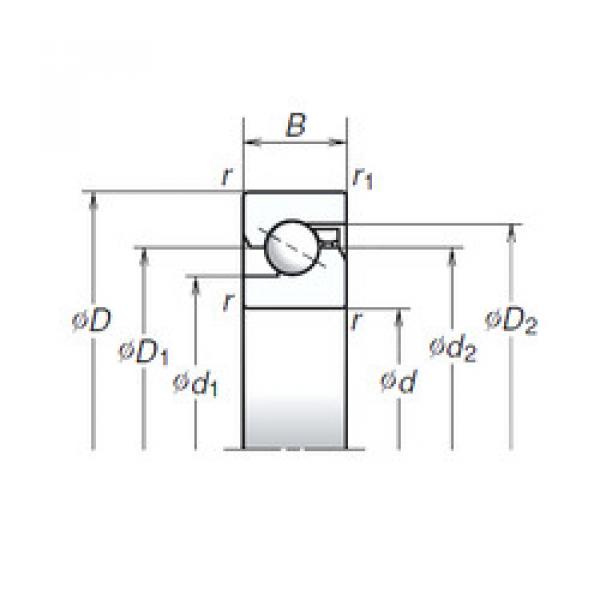 thrust ball bearing applications 15TAC47B NSK #1 image