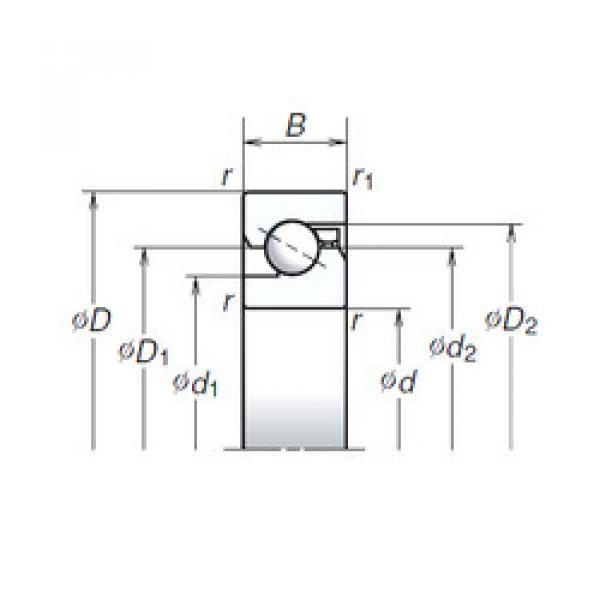 thrust ball bearing applications 40TAC90B NSK #1 image