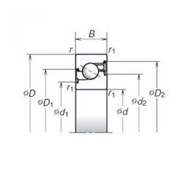 thrust ball bearing applications 45TAC100BDDG NSK #1 image