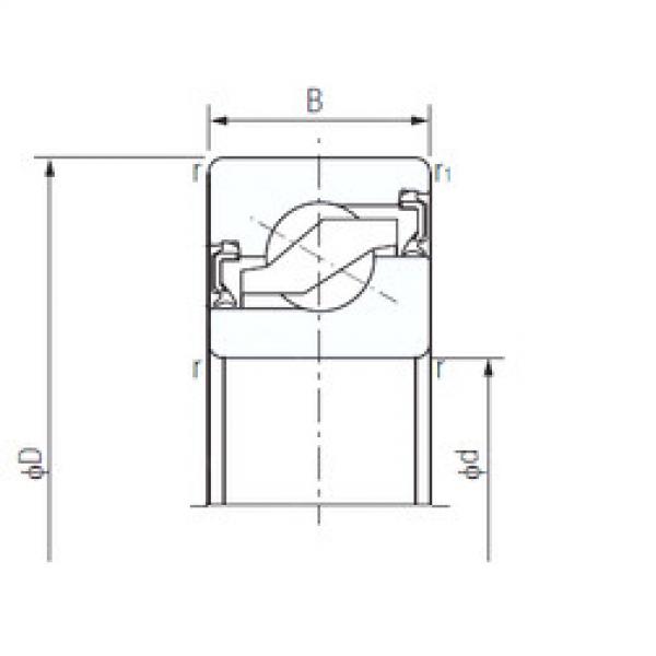 thrust ball bearing applications 17TAB04-2NK NACHI #1 image