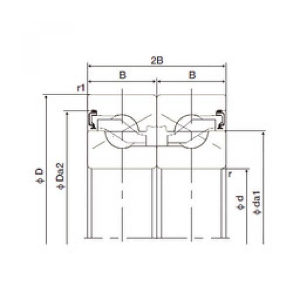 thrust ball bearing applications 15TAB04DB-2NK NACHI #1 image