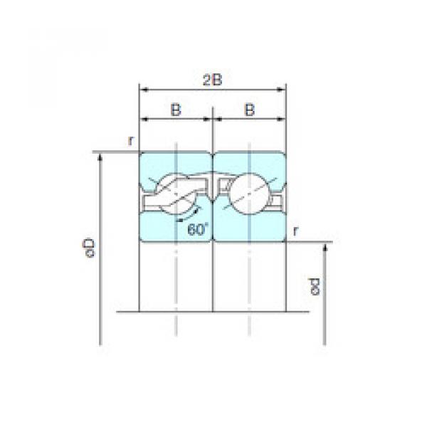 thrust ball bearing applications 17TAB04DF NACHI #1 image