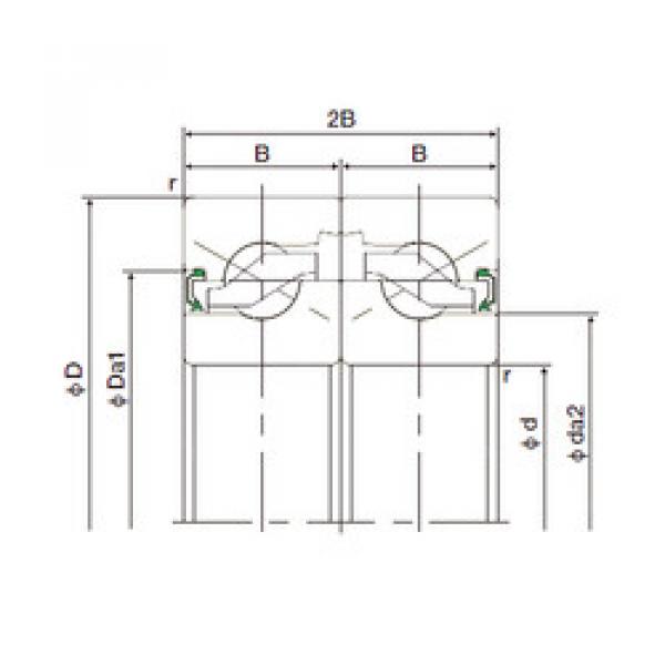 thrust ball bearing applications 20TAB04DF-2NK NACHI #1 image