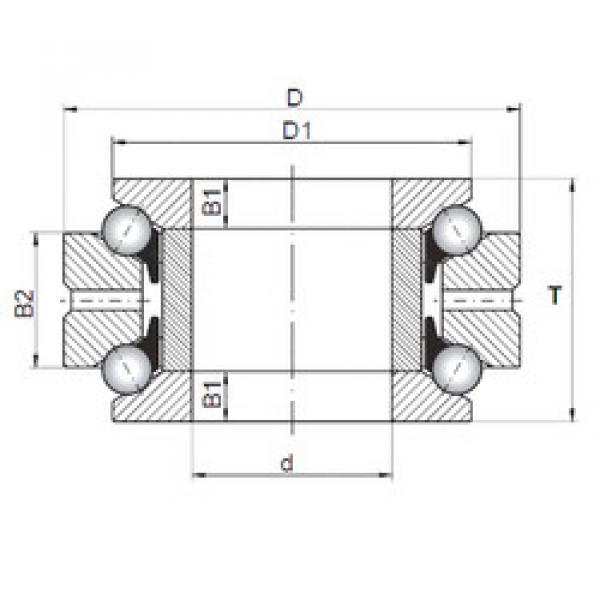 thrust ball bearing applications 234408 ISO #1 image
