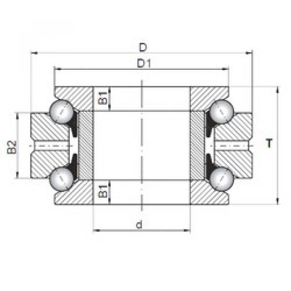 thrust ball bearing applications 234409 ISO #1 image