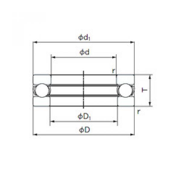 thrust ball images bearings 51340 NACHI #1 image