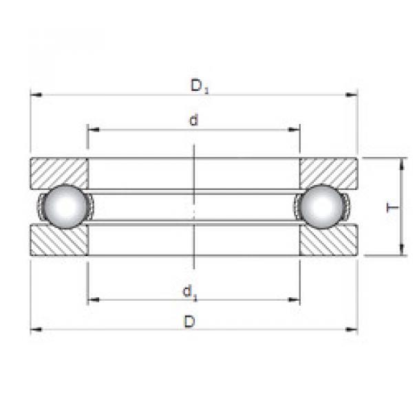 thrust ball bearing applications 51100 ISO #1 image