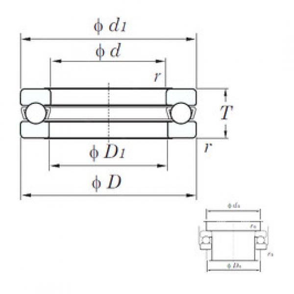 thrust ball bearing applications 511/530 KOYO #1 image