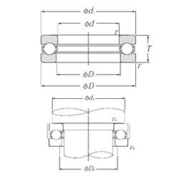 thrust ball bearing applications 51107 NTN #1 image