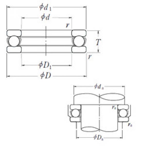 thrust ball bearing applications 51101 NSK #1 image