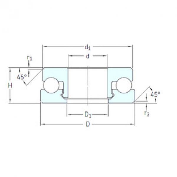 thrust ball bearing applications 51100V/HR22Q2 SKF #1 image