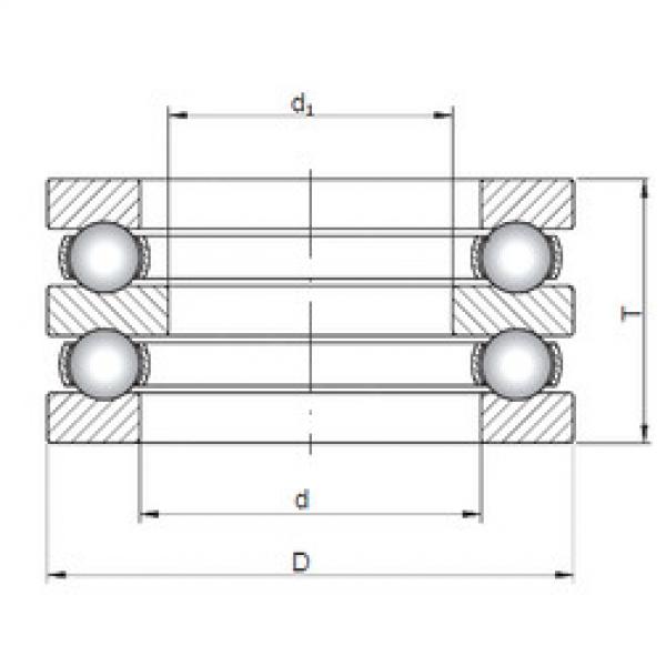 thrust ball bearing applications 52202 CX #1 image