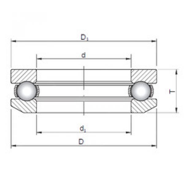 thrust ball bearing applications 53222 ISO #1 image