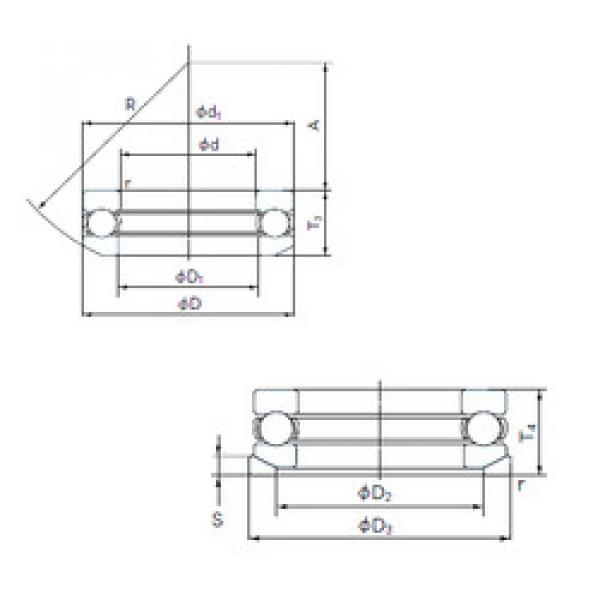 thrust ball bearing applications 53201U NACHI #1 image