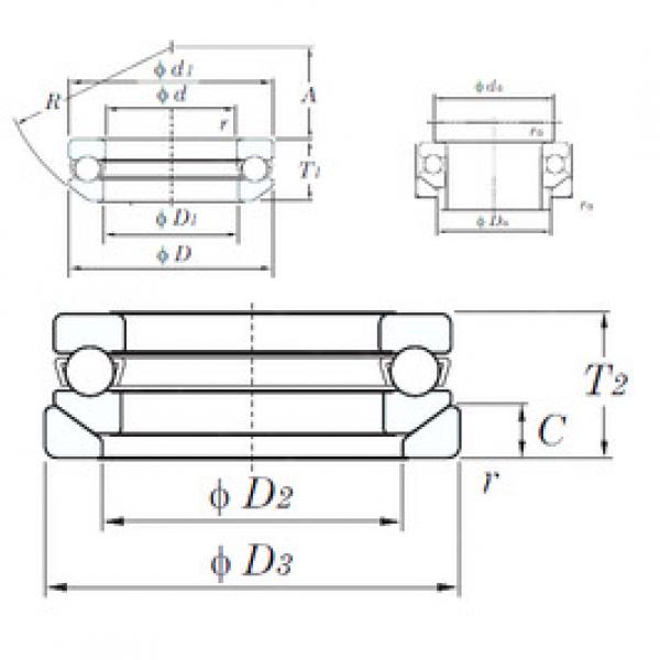 thrust ball bearing applications 53209U KOYO #1 image