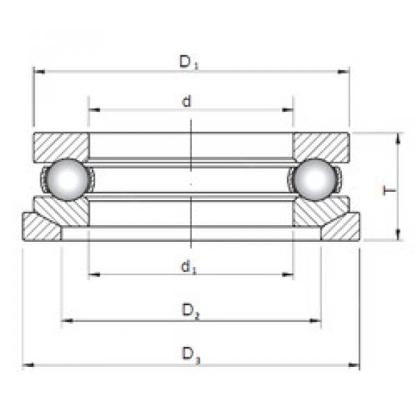 thrust ball bearing applications 53204U+U204 ISO #1 image