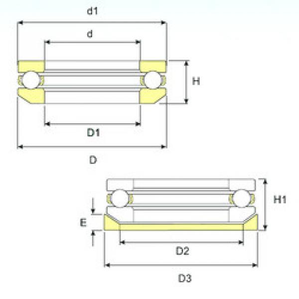 thrust ball bearing applications 53201 U 201 ISB #1 image