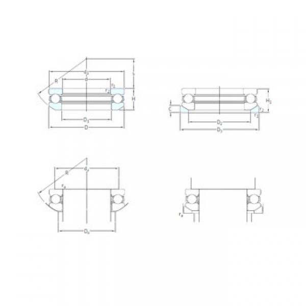 thrust ball bearing applications 53308+U308 SKF #1 image