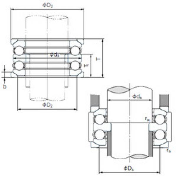 thrust ball bearing applications 54204U NACHI #1 image