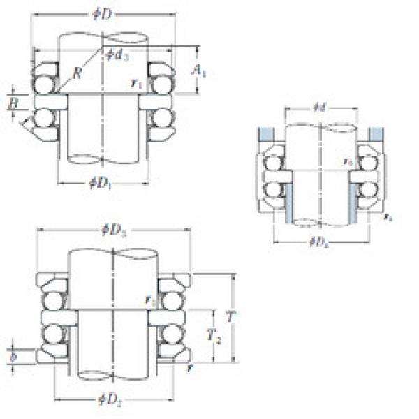 thrust ball bearing applications 54212U NSK #1 image