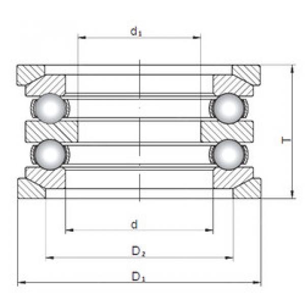 thrust ball bearing applications 54212U+U212 ISO #1 image