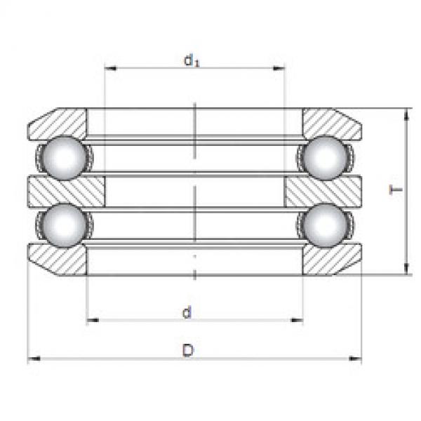 thrust ball bearing applications 54206 CX #1 image