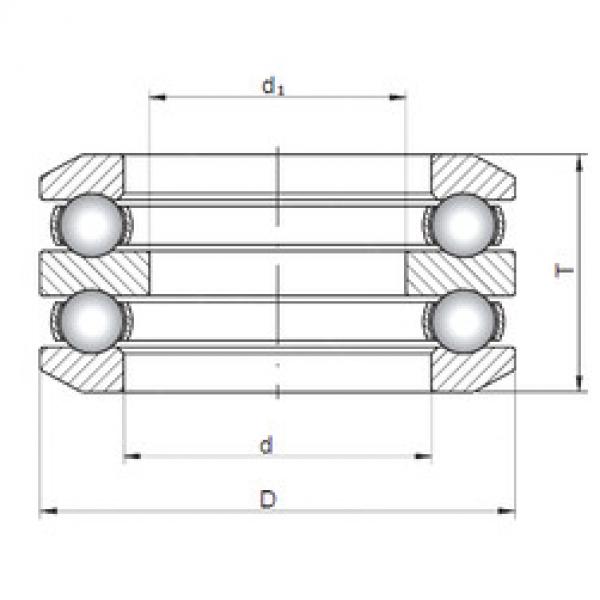 thrust ball bearing applications 54211 CX #1 image