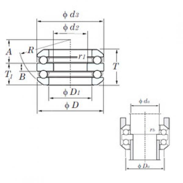 thrust ball bearing applications 54206 KOYO #1 image