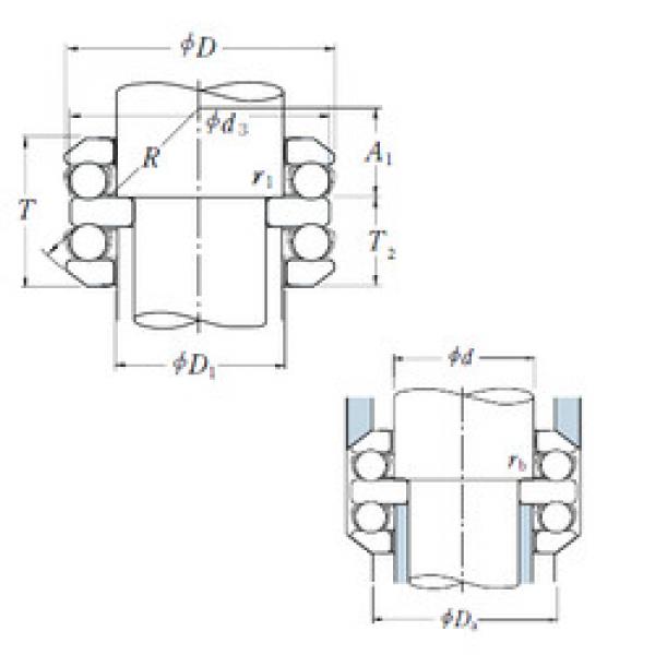 thrust ball bearing applications 54228X NSK #1 image