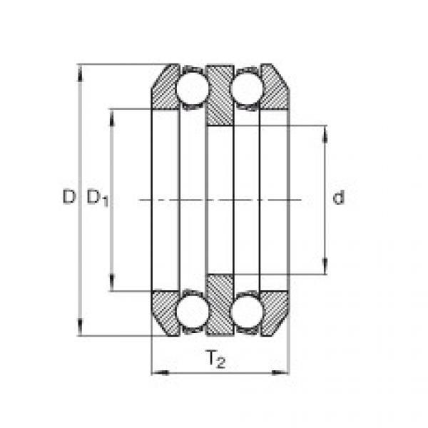 thrust ball bearing applications 80X03 INA #1 image