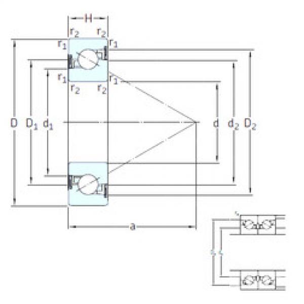 thrust ball bearing applications BS 215 /S 7P62U SNFA #1 image