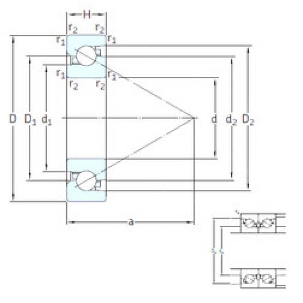 thrust ball bearing applications BSA 205 CG SKF #1 image