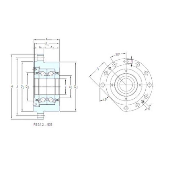 thrust ball bearing applications BSDU 220 DD SNFA #1 image