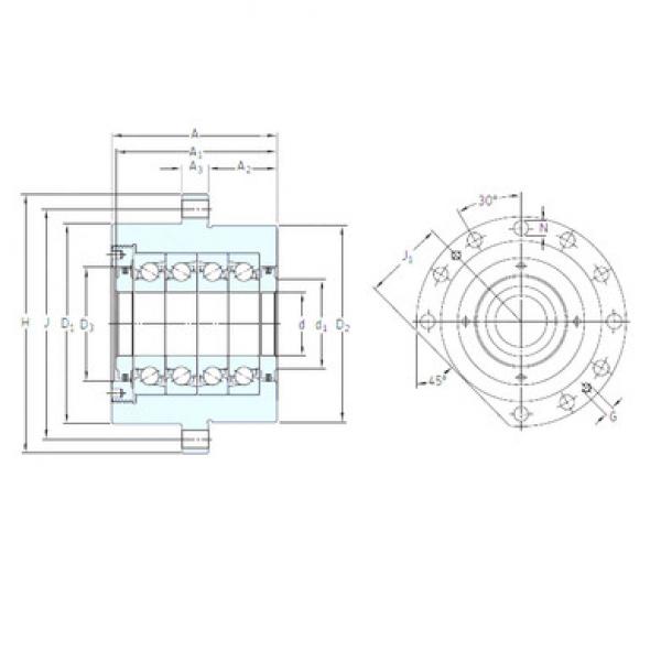 thrust ball bearing applications BSQU 220 TFT SNFA #1 image