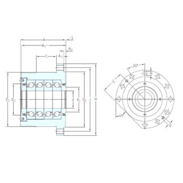 thrust ball bearing applications BSQU 230/1 TFT SNFA #1 image