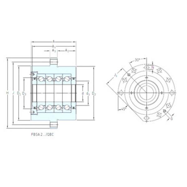 thrust ball bearing applications BSQU 230 TDT SNFA #1 image