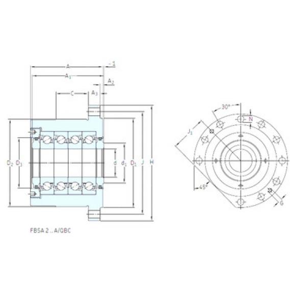 thrust ball bearing applications BSQU 250/1 TDT SNFA #1 image