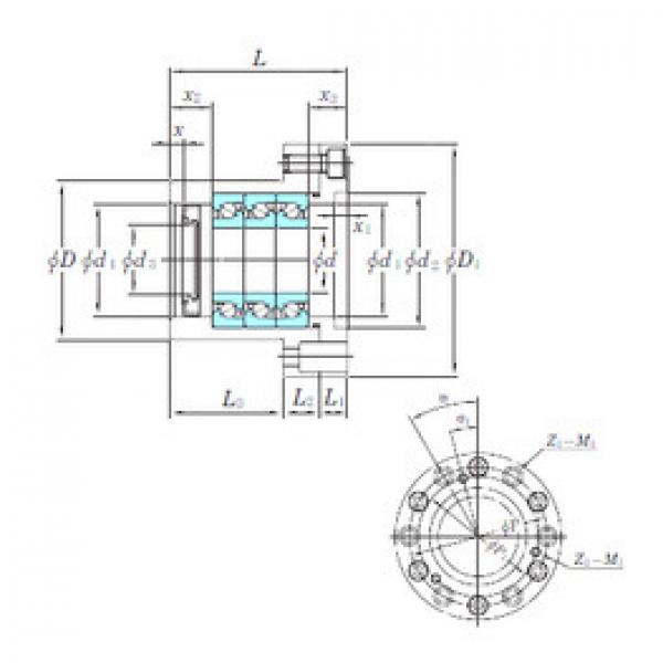 thrust ball bearing applications BSU1747BDF KOYO #1 image