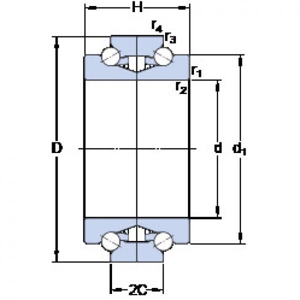 thrust ball bearing applications BTW 110 CTN9/SP SKF #1 image