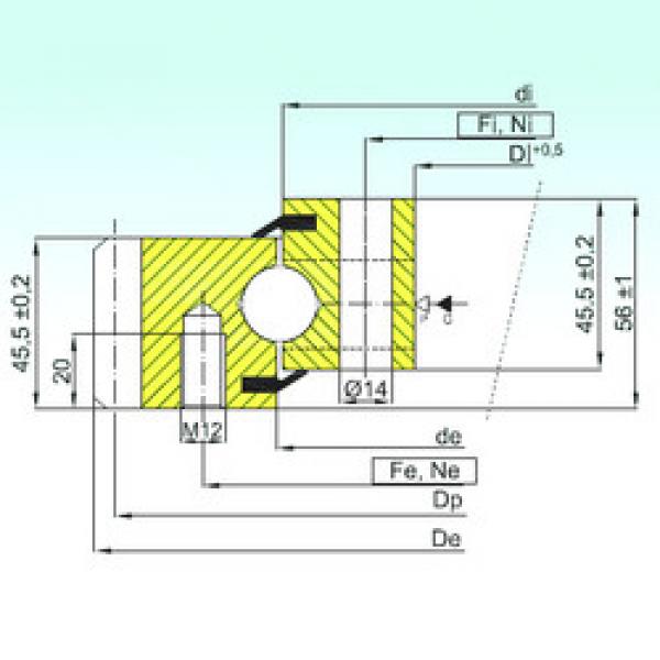 thrust ball bearing applications EB1.20.0644.200-1STPN ISB #1 image