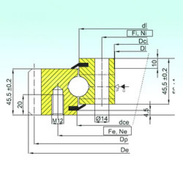 thrust ball bearing applications EB1.20.1094.201-2STPN ISB #1 image
