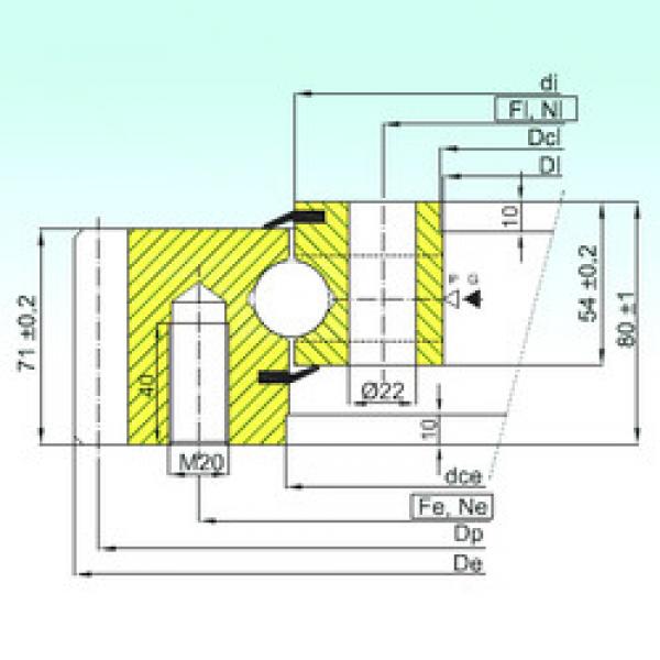 thrust ball bearing applications EB1.25.0555.201-2STPN ISB #1 image