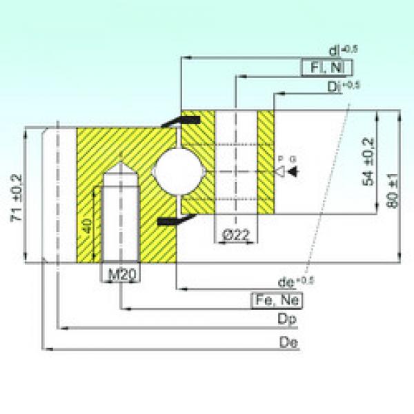 thrust ball bearing applications EB1.25.0555.200-1STPN ISB #1 image