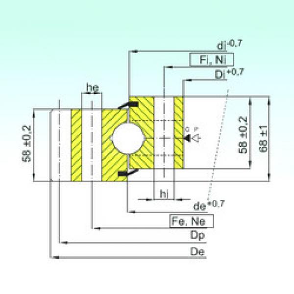 thrust ball bearing applications EB1.25.1424.400-1SPPN ISB #1 image