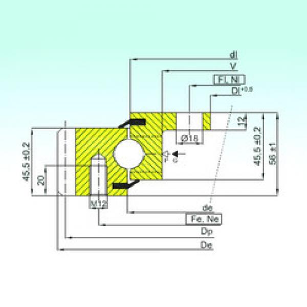 thrust ball bearing applications EBL.20.1094.200-1STPN ISB #1 image